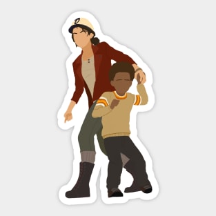 The Walking Dead The Final Season Clementine and AJ Sticker